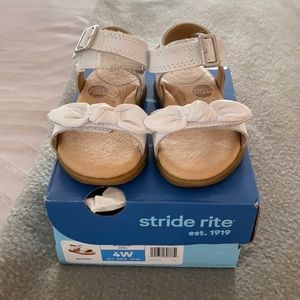NIB Stride Rite white Whitney Sandals
